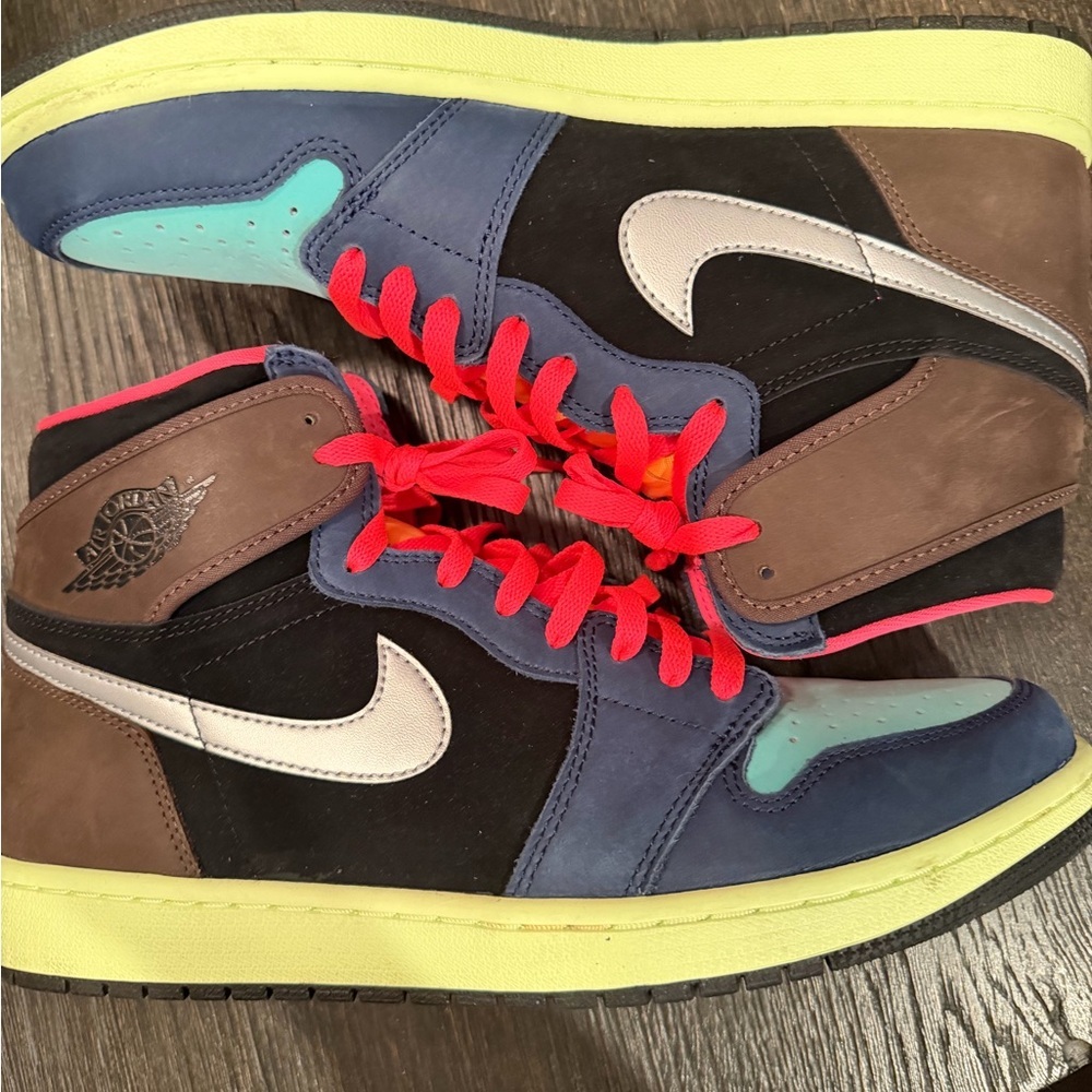 NIKE AIR JORDAN 1 RETRO I HIGH OG TOKYO BIO HACK BROWN PINK BRED size 12